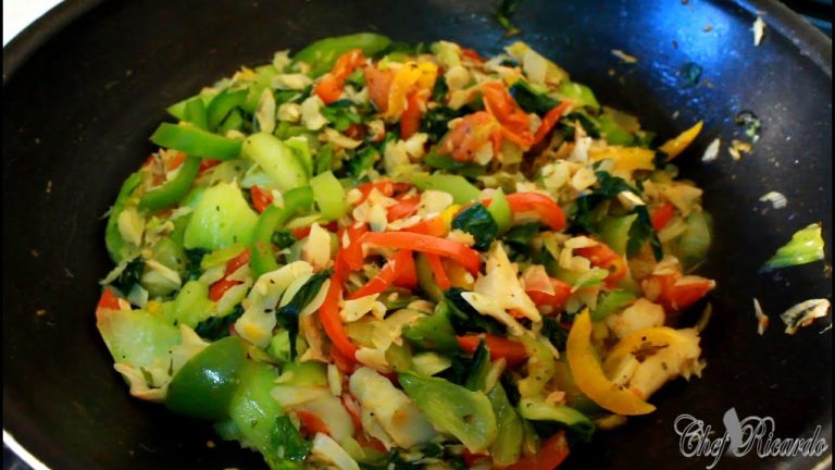 Pak Choi And Salt Fish (Jamaica Cooking ) | Recipes By Chef Ricardo
