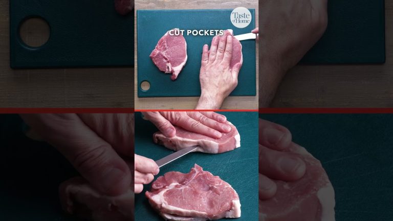 They’re easy, juicy, and absolutely delicious! #stuffedporkchops