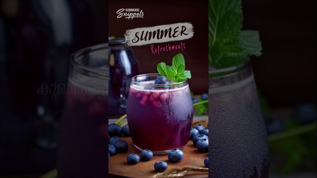 Sparkling Blueberry Lemonade #shorts