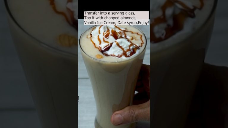 Banana Milkshake | Banana Dryfruit Protein Drink | Milkshake Recipe | Banana Smoothie | Summer Drink