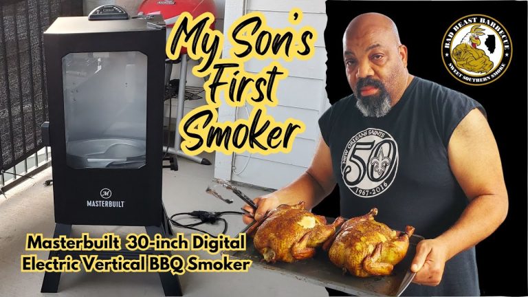My Son's First Smoker – Masterbuilt 30-inch Digital Electric Vertical BBQ Smoker @Masterbuilt