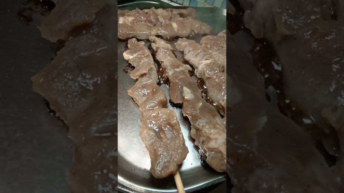 NO-CHARCOAL BARBECUE 🔥🔥🔥 🥩🍗🍖 || #SHORTS #ASMR