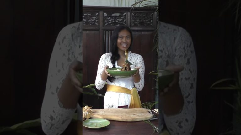 Balinese Pork Satay (Sate Celeng) #bali #food #cooking #recipe #food #balinesefood #pork #spicy