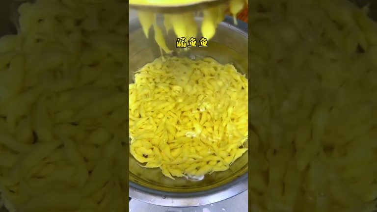 “Cooking Fish Noodles in Unique Style: Flavorful Recipe 🐟🍜 #shorts #cooking