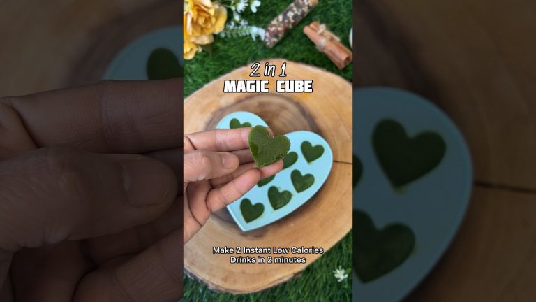 2 in 1 Magic Cube !!! Low calorie summer drinks ready in 1 minute