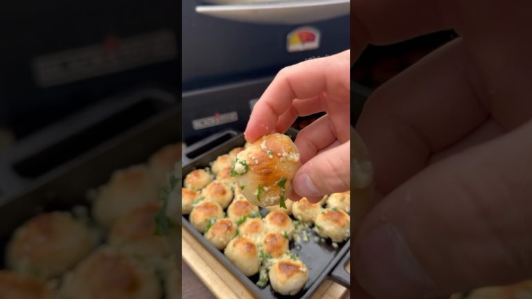 Crispy on the outside, soft on the inside, Casey's Garlic Butter Bread Bites are the perfect snack!