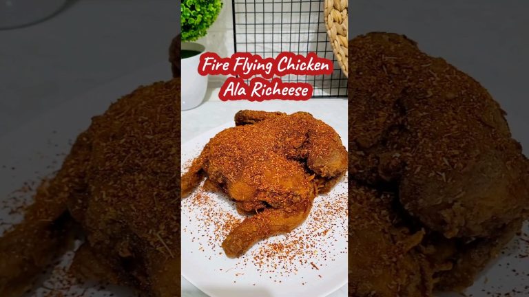 Fire Flying Chicken Ala Richeese #chicken #ayamgorengpedas #masakansimpel #fyp #viral #richeese