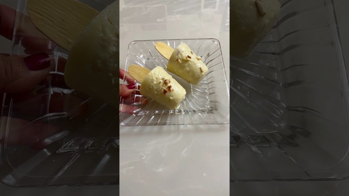 Kaju-Kesar Kulfi for father-in-law🍨 #shorts #food #kulfi #icecream #summerrecipes #snacks #dessert