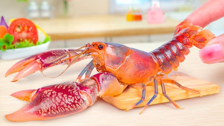 Satisfying Miniature Pasta with Shrimp Meatballs Recipe 🦐🦐 ASMR Cooking Mini Real Food – Mini Yummy