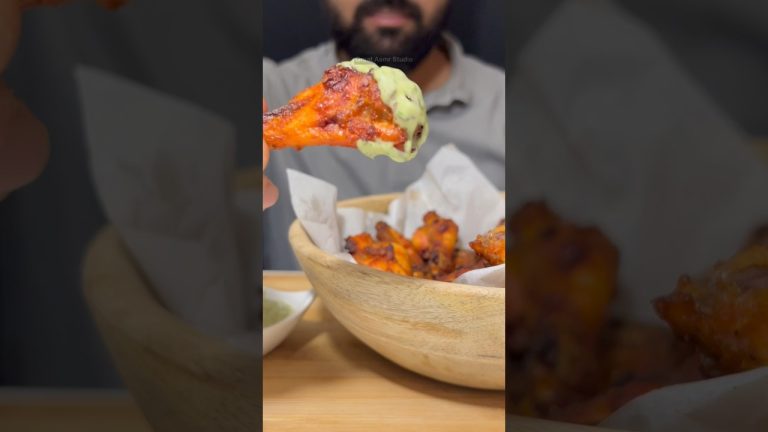 Chicken wings air fried #shorts