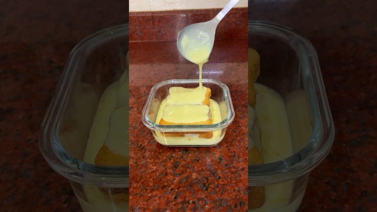 Summer pudding for father-in-law #shorts #food #pudding #summerrecipes #custurd #dessert #mithai