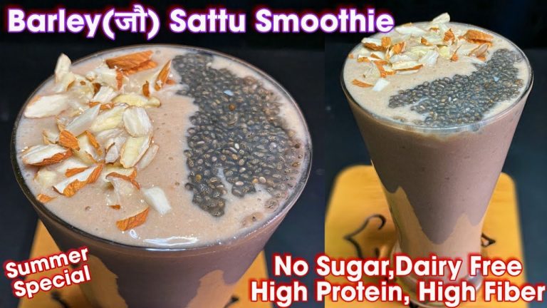 Barley Sattu Smoothie for Weight loss | Instant Summer Drink | weight loss drink