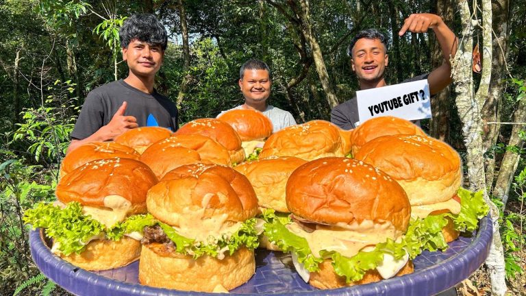 How to make Hamburger – Hamburger recipe | Village Style Hamburger