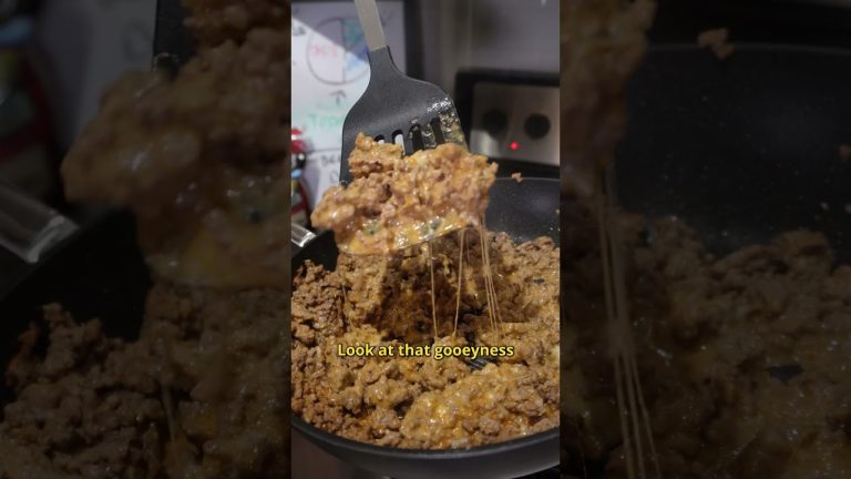 Trying a viral high protein beef & cheese burritos