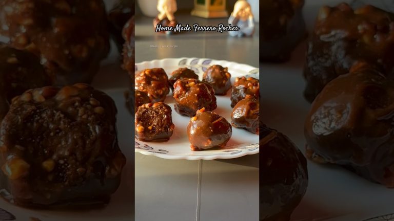 Ferrero rocher laddu recipe #shorts #viral #dessert #ferrerorocher