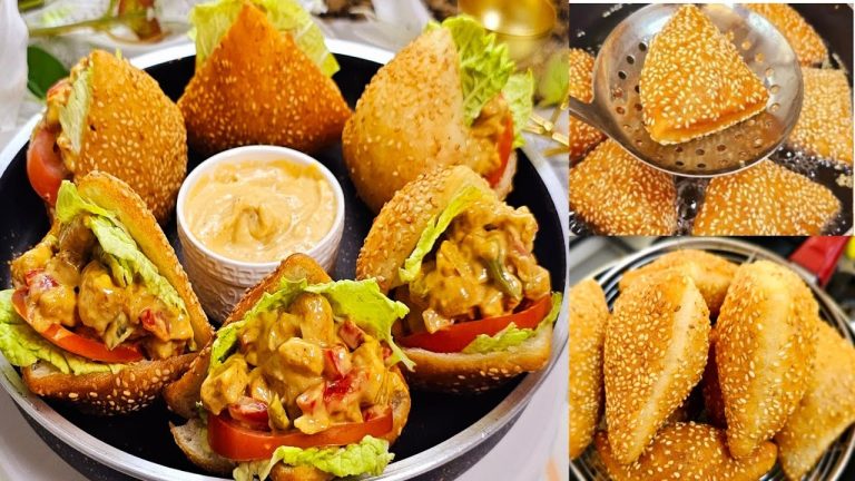 Chicken Tikka Pocket Recipe || New Recipe 2024 || Snacks Recipes || Lunchbox Ideas