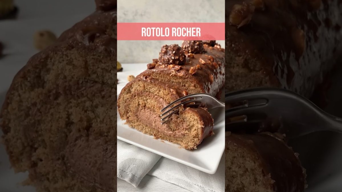 Rotolo Rocher velocissimo #ricetta #ricette #food #recipe