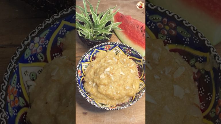 tarbooj ka halwa recipe | desi fruit dessert recipe #shorts #watermelon #dessertrecipe #halwa