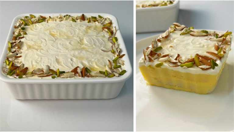 Quick & Easy Dessert Recipe with 1/2 Liter of milk in Minutes