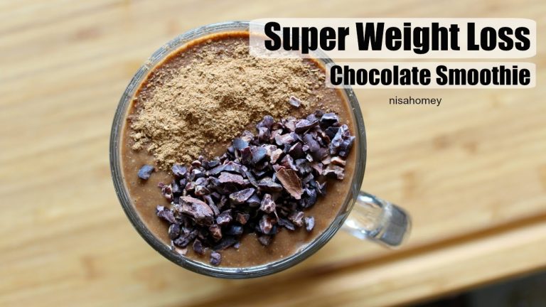 Super Weight Loss Chocolate Smoothie/Shake – Lose Weight Fast With Chocolate – No Diet No Exercise