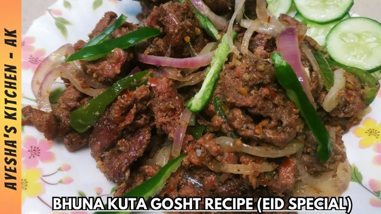 Kuta Bhuna Gosht Recipe | Eid Special Easy Beef Recipe by Ayesha's Kitchen – AK