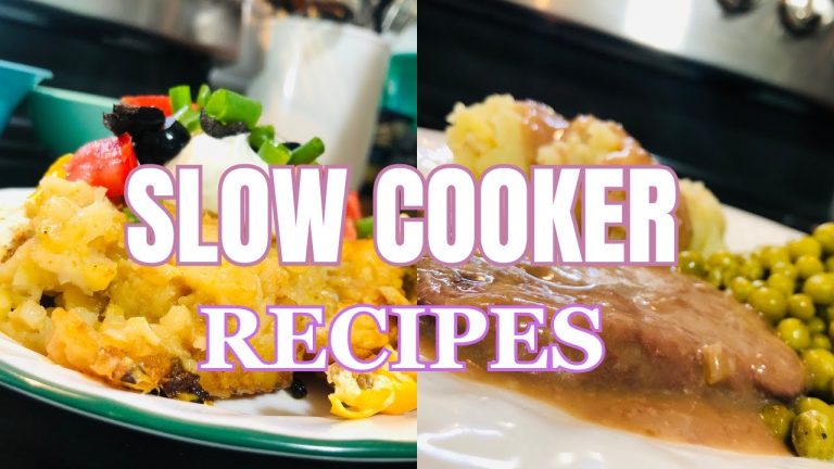 2 DUMP & GO CROCKPOT DINNERS | The EASIEST Tasty Slow Cooker Recipes | Simple Dinners