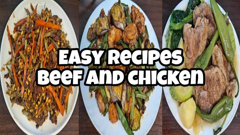 3 EASY RECIPES BEEF AND CHICKEN / PINOY FOOD EXPLORER FTV