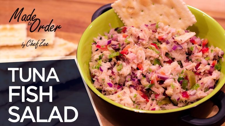 Best Tuna Fish Salad | Healthy Recipes | Made to Order | Chef Zee Cooks