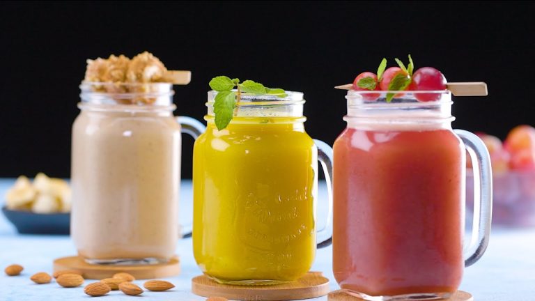 #Shorts: Healthy Drink Recipe | Green Tea Smoothie | Red Grapes, Ginger, Honey