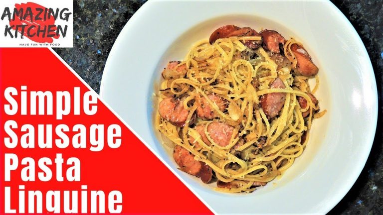 Tasty Smoked Sausage Pasta Simple Recipe | Quick | BEST Technique