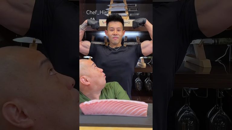 🇯🇵Premium Seared Torotaku Wasabi Roll 🍣 Collab with @w2sixpackchef