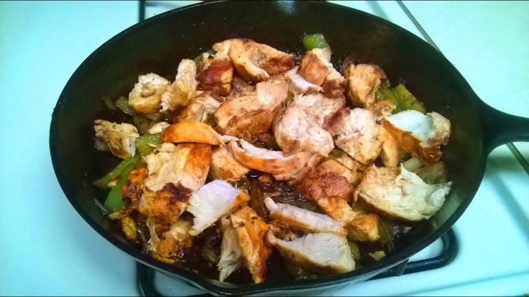 Cast Iron Cooking Chicken Fajitas Recipe