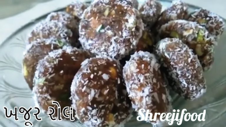 ખજૂર રોલ | Khajur Nut Roll Recipe | Sugar free Sweet
