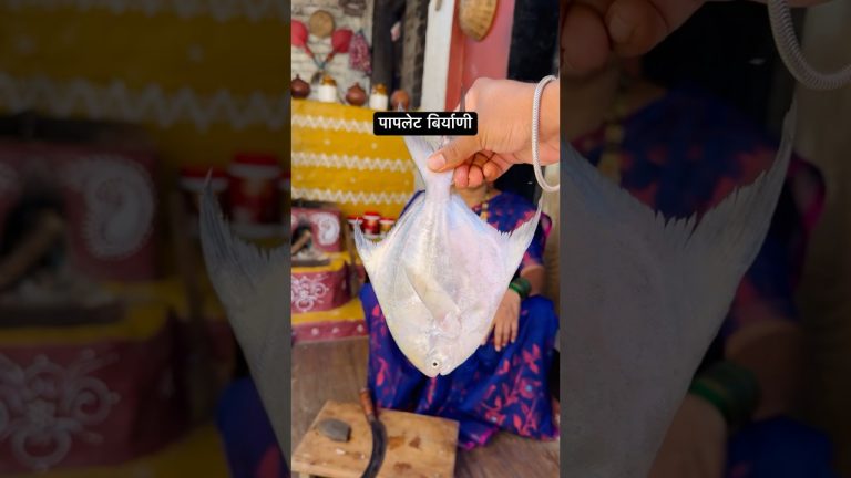 पापलेट बिर्याणी #pomfret #fish #koli #agrikoli #marathi #recipes #fish #trending #viral #alibag