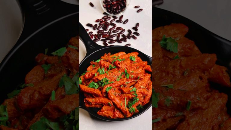 Roasted Red Creamy Pasta #shorts