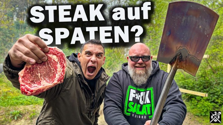 Steak auf dem Spaten | Katastrophe ? @SurvivalMattin Testet – 030 BBQ
