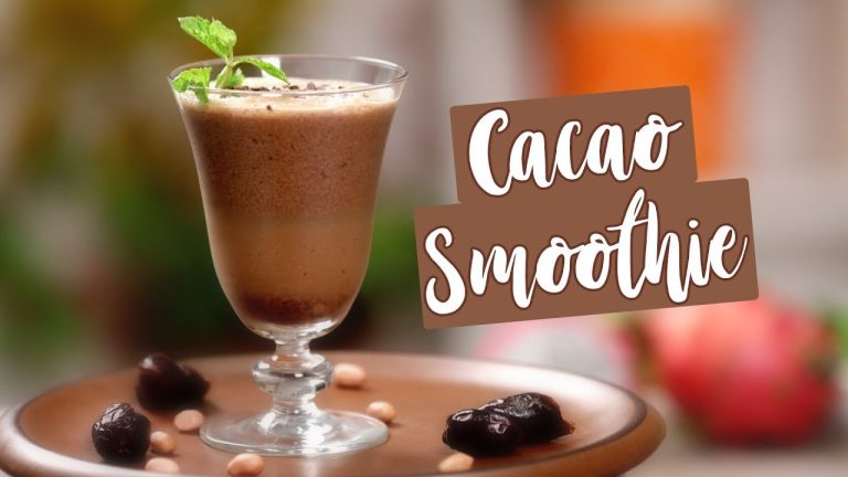 Cacao Smoothie – How to Make a Cacao Smoothie | Healthy Smoothie Recipe With No Sugar