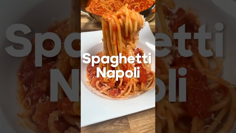 Einfache Spaghetti Napoli – Schnelles und Leckeres Rezept!