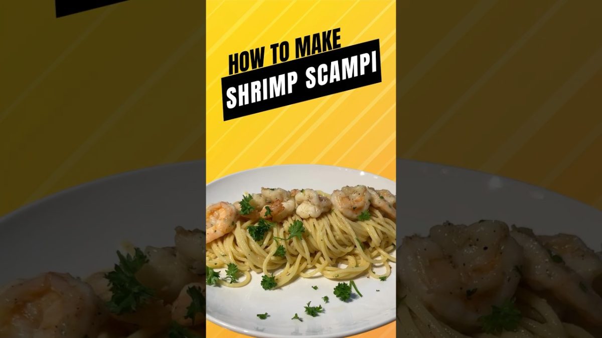 This Shrimp Scampi recipe is Super Easy to make! #cooking #shrimpscampi #italianfood #recipe