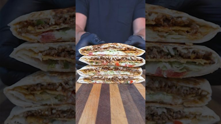 Homemade crunch wraps are the best #shorts