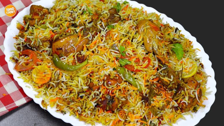 Chicken Tikka Biryani Recipe – Restaurant Style, Biryani Recipe by Samina Food Story
