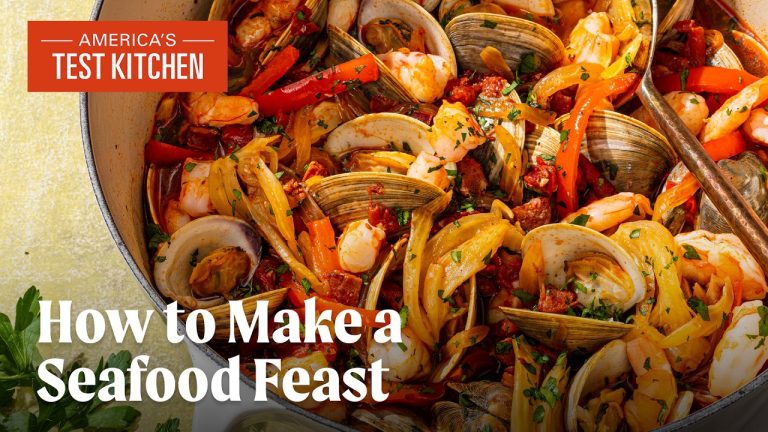 How to Make a Seafood Feast: Portuguese Stew and Garlicky Shrimp