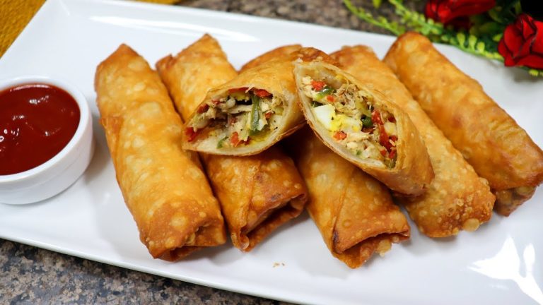 Bakery Style Chicken Vegetable Roll Recipe | Chicken Roll Recipe By Tasty Food With Maria