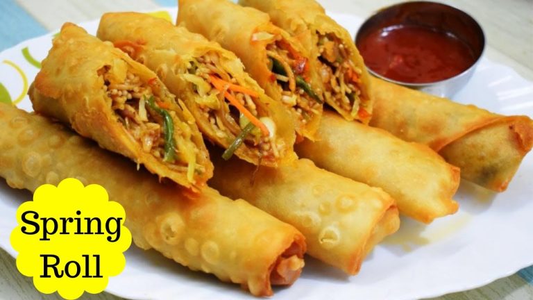 बेस्ट स्प्रिंग रोल रेसिपी | vegetable spring roll recipe |Restaurant style spring rolls