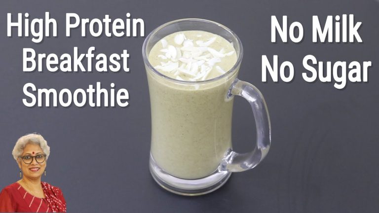 High Protein Breakfast Smoothie For Weight Loss – No Milk – No Sugar – Sattu Smoothie Recipe