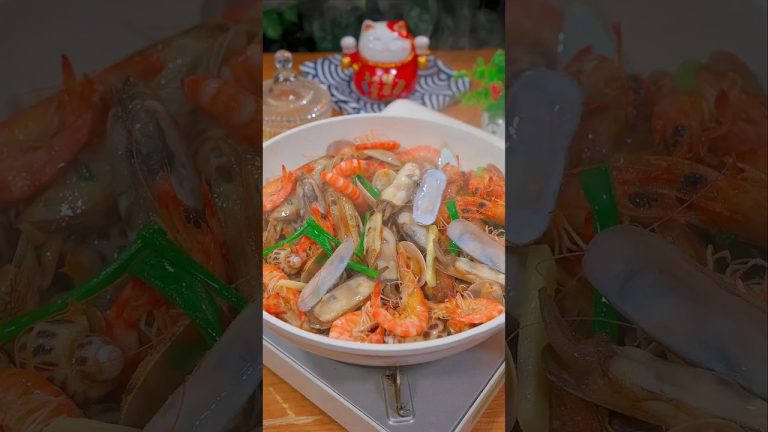 Try this way to make seafood it's simple and delicious#shorts #chinesefood #viral
