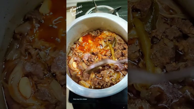 Easy and simple beef fry#shorts