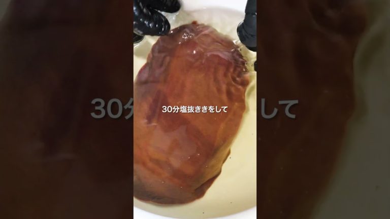 Smoked pork liver #shorts #レバー #ホルモン #燻製