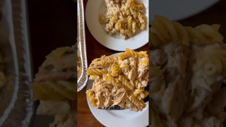 Buffalo chicken pasta bake #highprotein #easyrecipe #mealprep #healthyrecipes #recipe #freezermeals