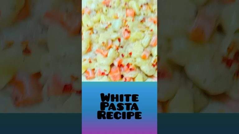 White Pasta Recipe Short #pasta #pastarecipe  #macaroni #shortsvideo  #shortrecipe #macronipasta